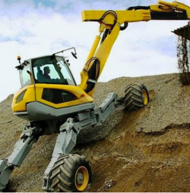 Spider Excavator untuk medan sulit dari PT. Dwimitra Media Pratama